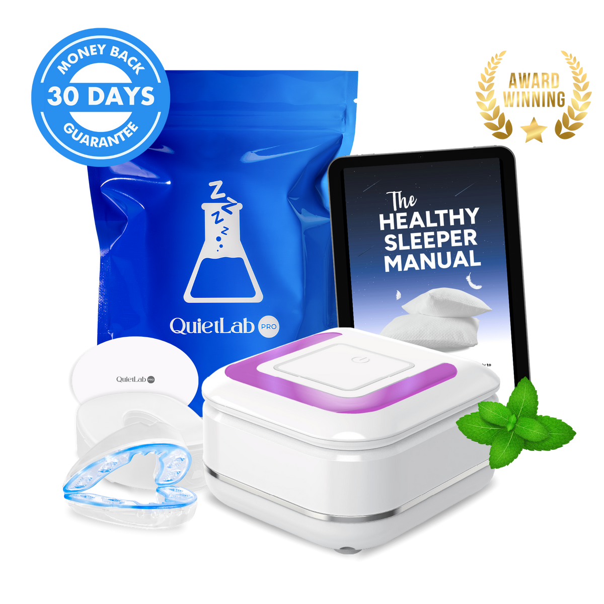 Getquietlab® Automatic Ultrasonic UV Cleaner