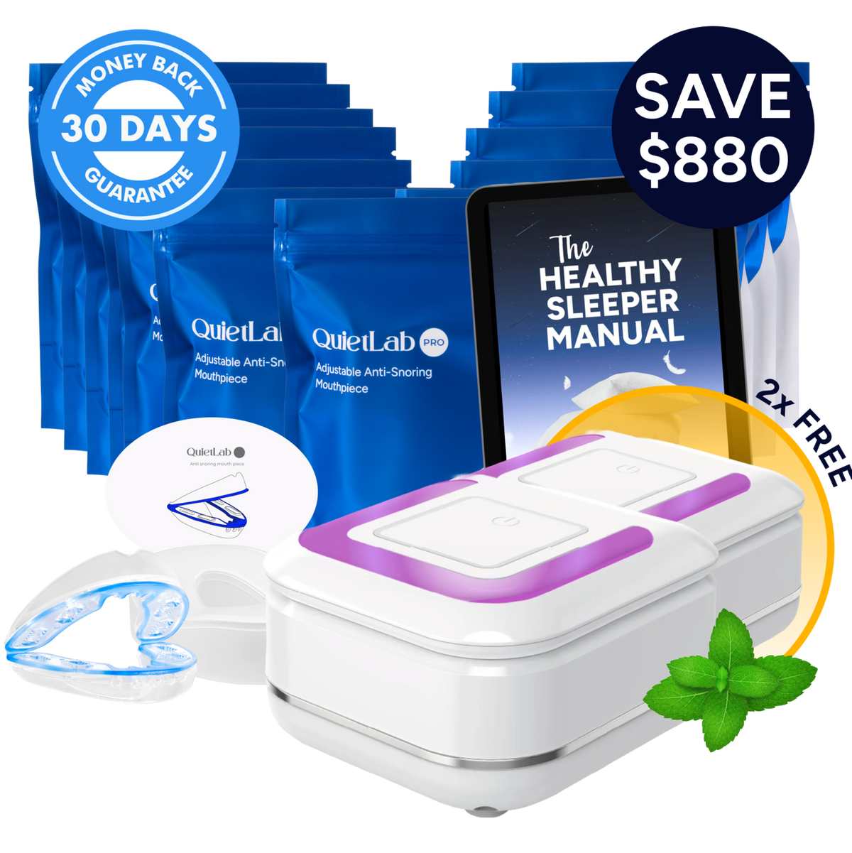 Getquietlab Pro® Ultrasonic UV Cleaner