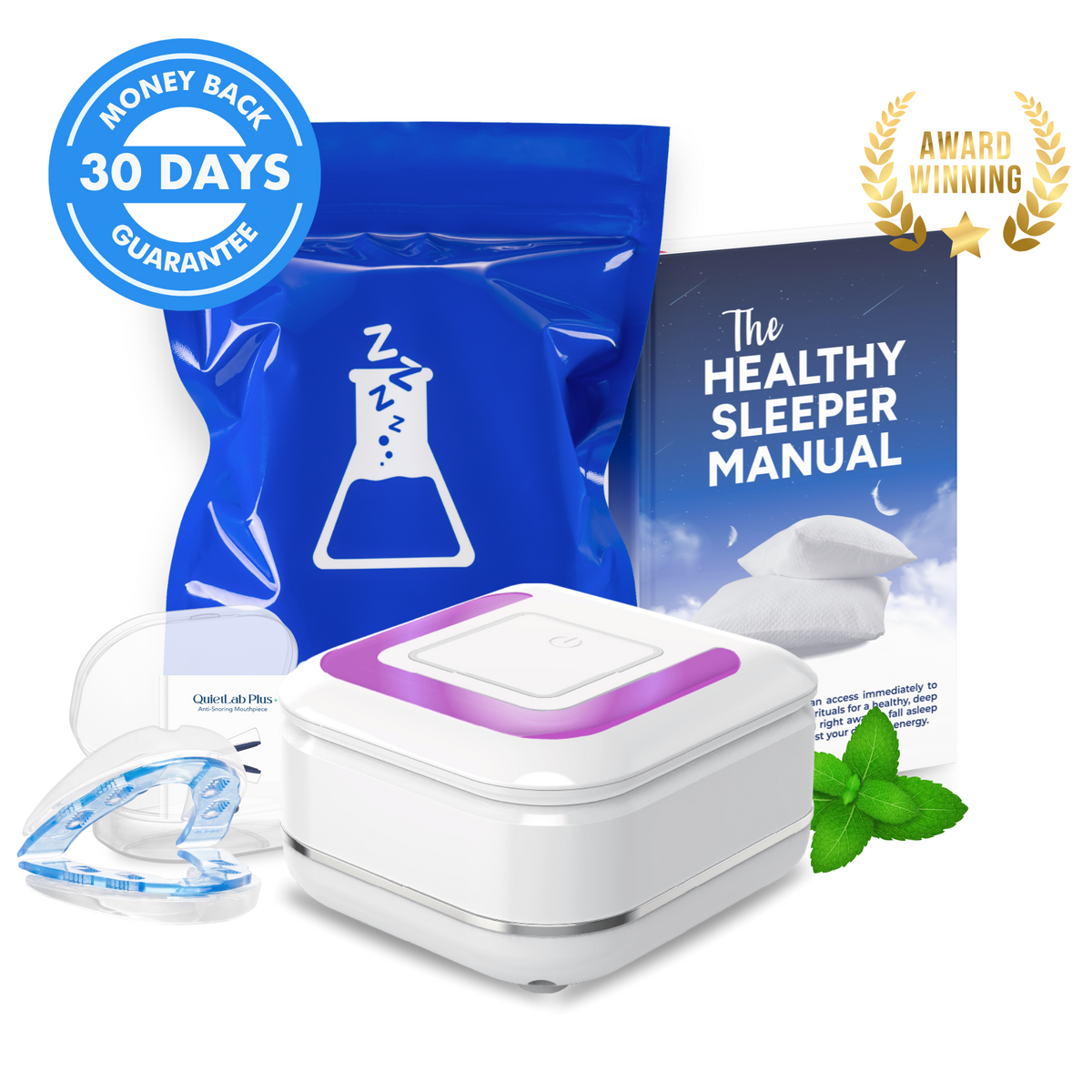 Getquietlab® Automatic Ultrasonic UV Cleaner